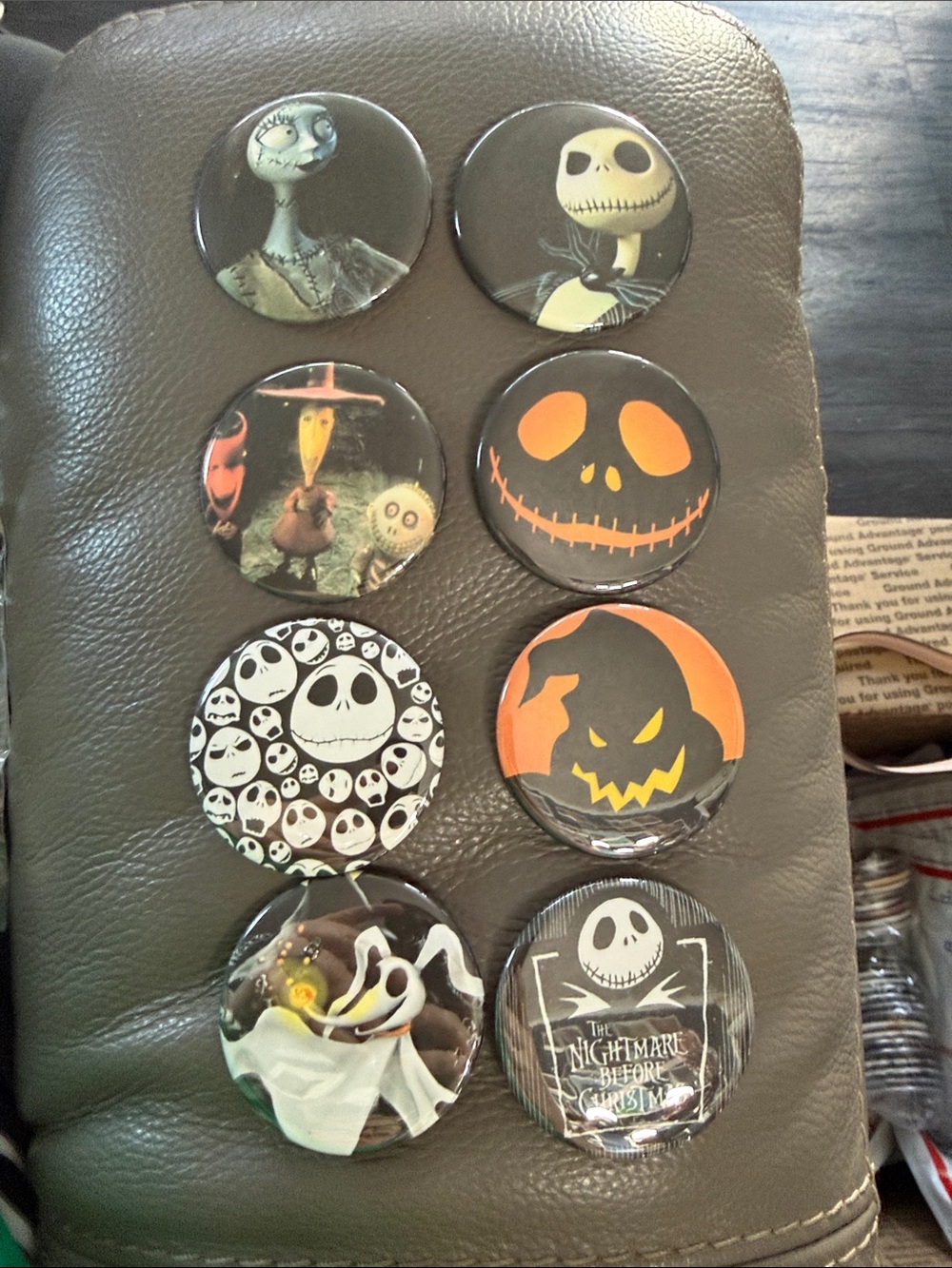 Nightmare Before Christmas Jack Skellington Magnet Set - Set of 2
